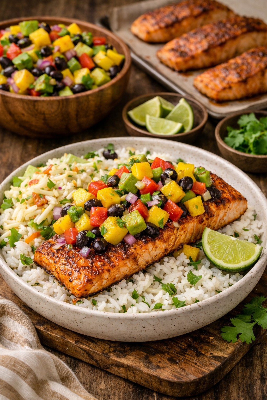 Mango Salsa Salmon Recipe Mango Salsa Salmon