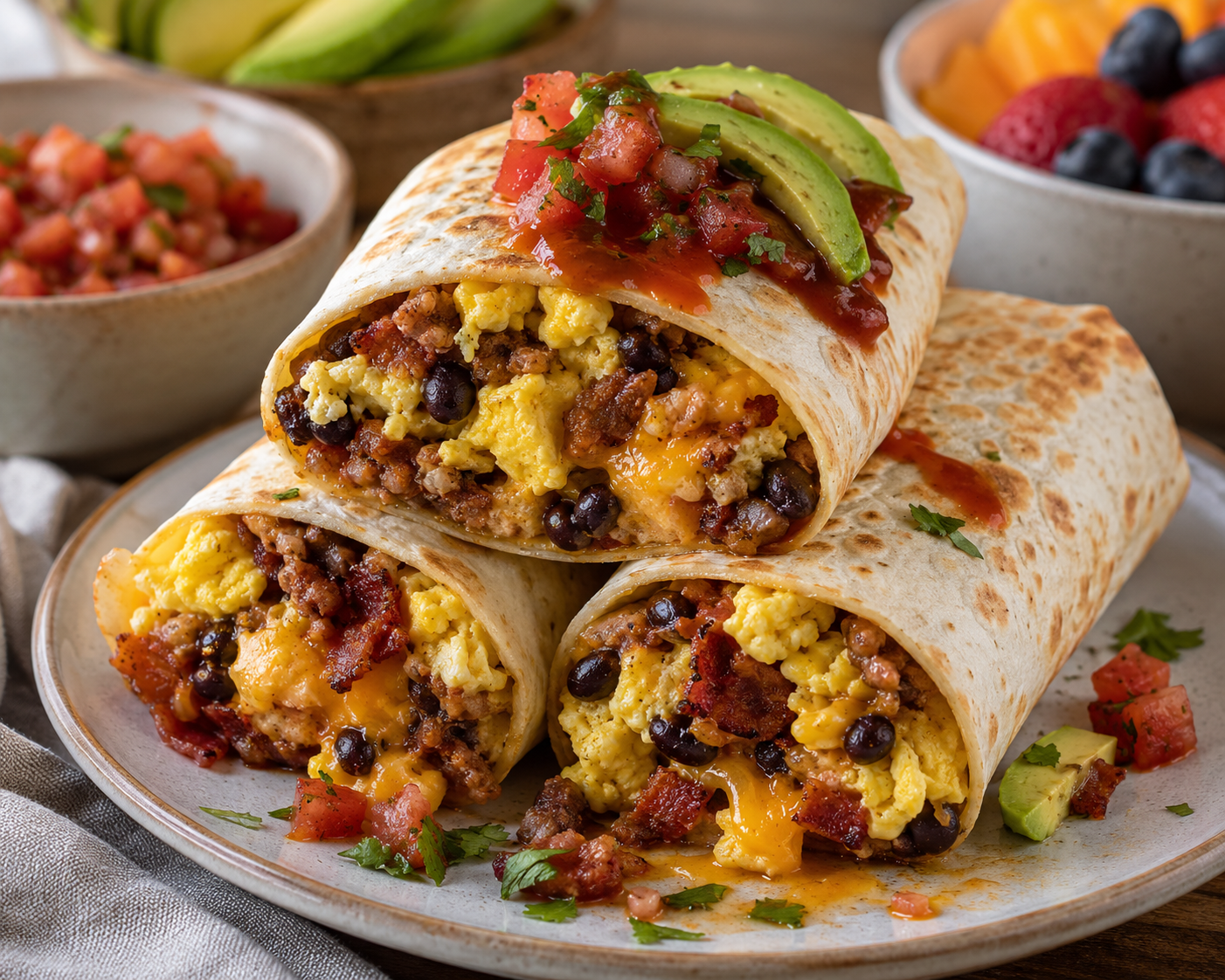 Breakfast Burritos