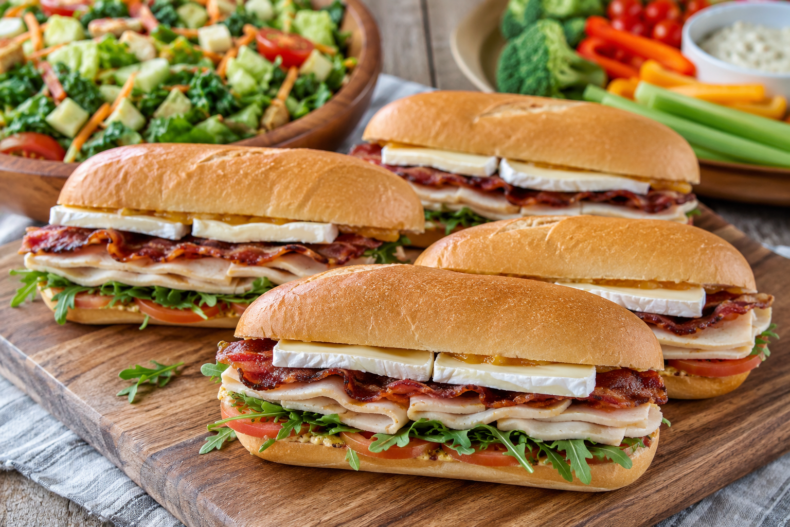 Turkey Brie Sandwiches