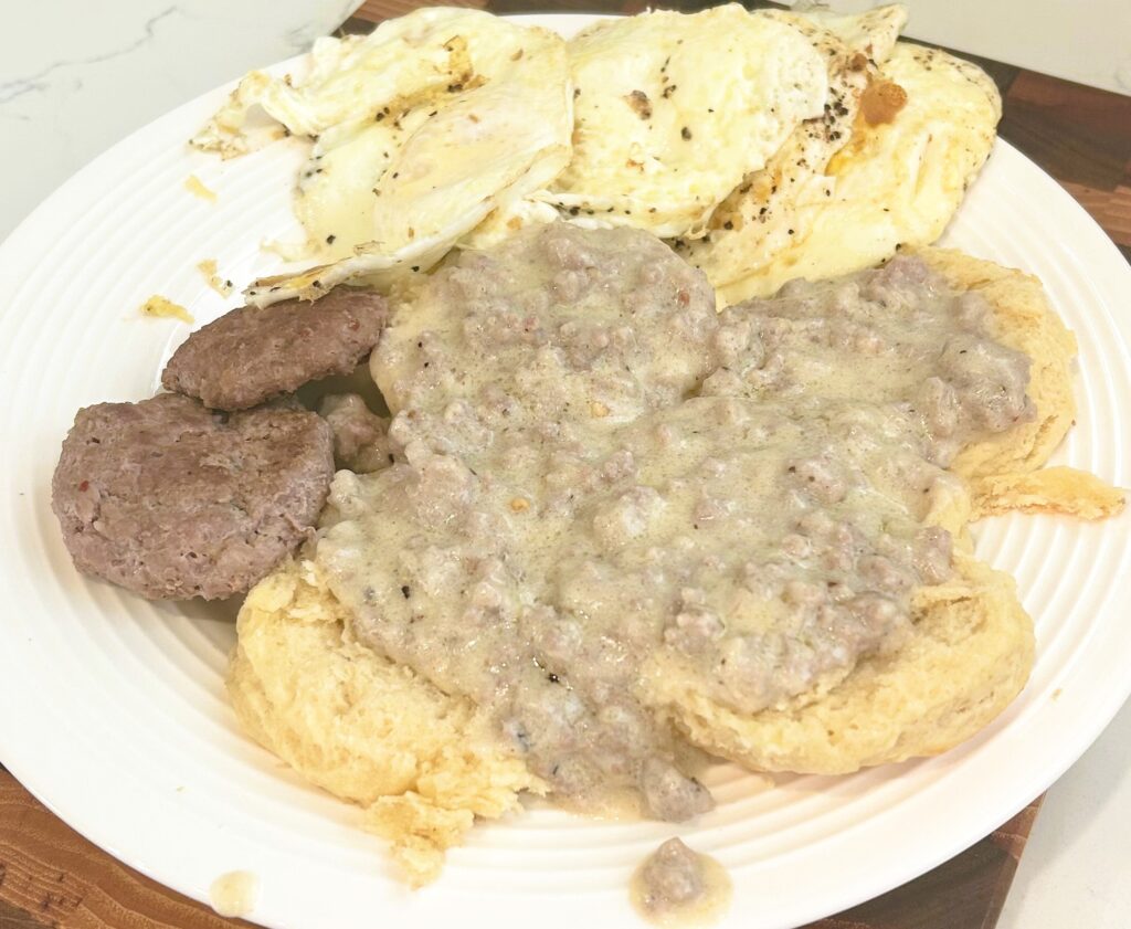 Biscuits and Sausage Gravy